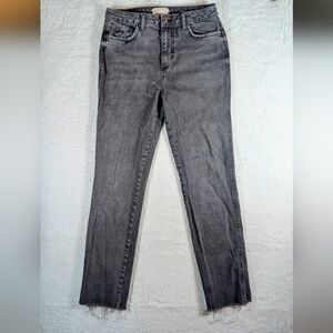 Free People Gray Skinny Leg Jeans